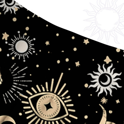 Purplehecate Divine Serpent Under the Moon Convertible Maxi Skirt