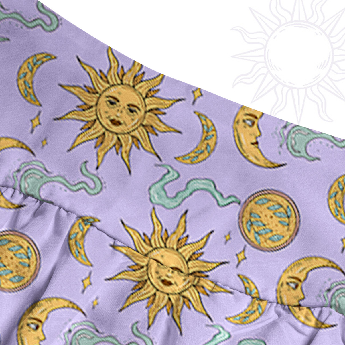 [Copy][Copy]Purplehecate Magic of Sun and Moon Convertible Maxi Skirt