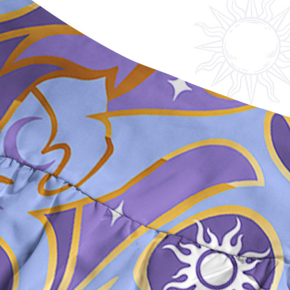 Purplehecate Divination Night Print Convertible Maxi Skirt