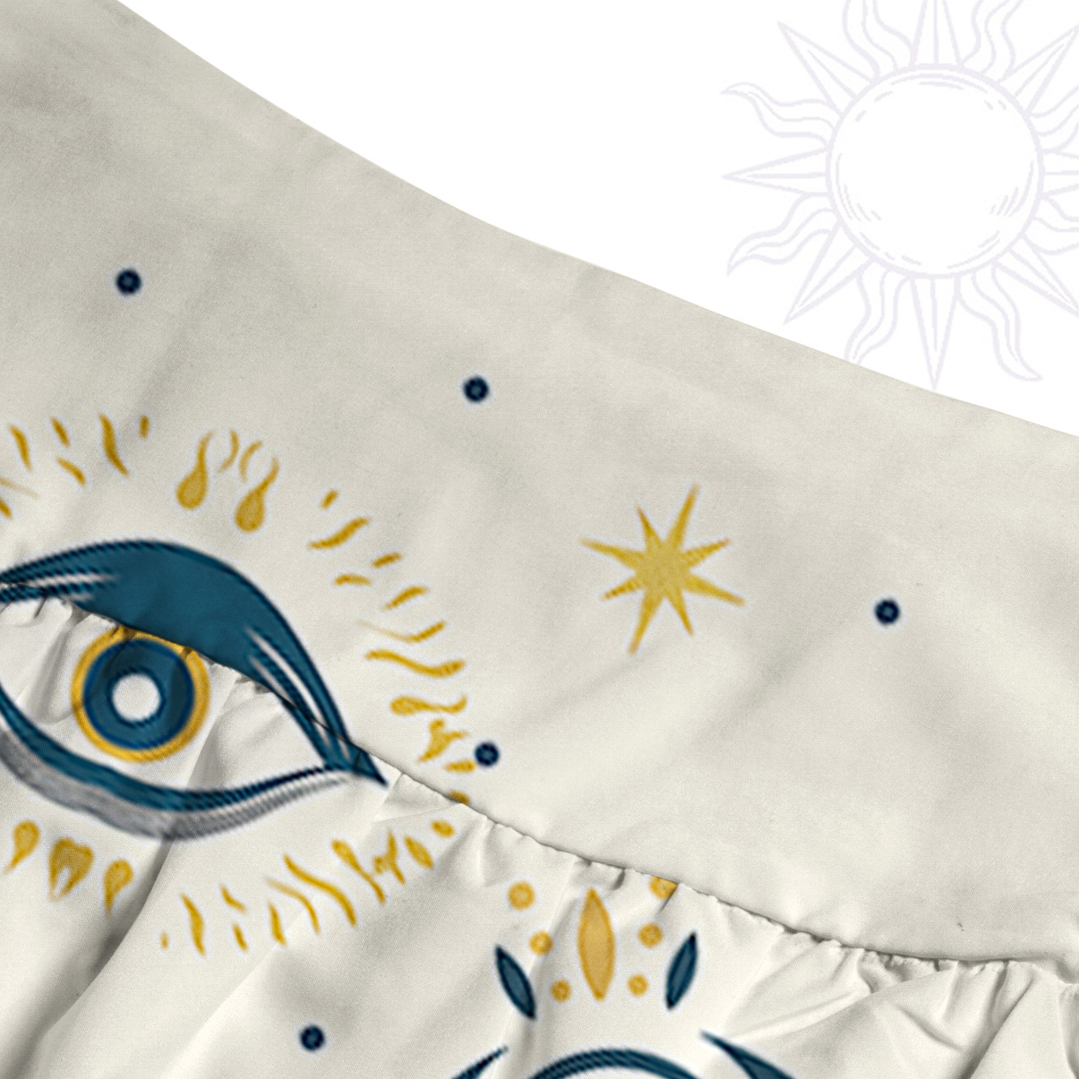 Purplehecate Sun Eye Convertible Maxi Skirt