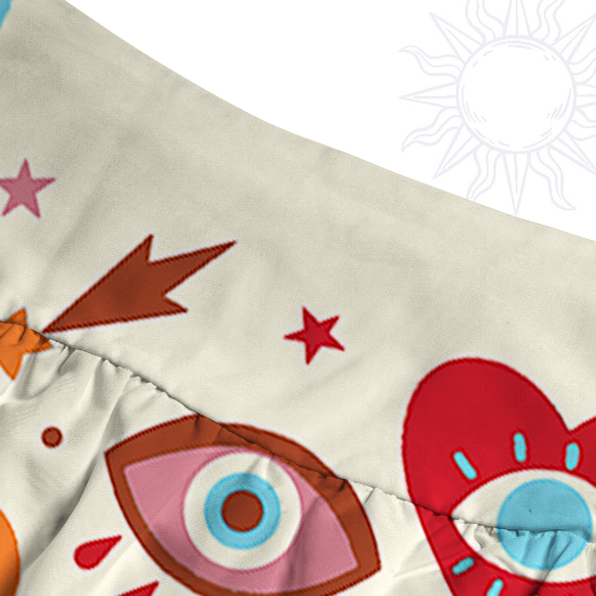 Purplehecate The Enchanted Eye of Love Convertible Maxi Skirt