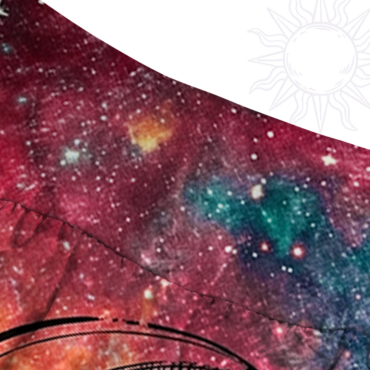 Purplehecate Sun Moon Dreams Convertible Maxi Skirt