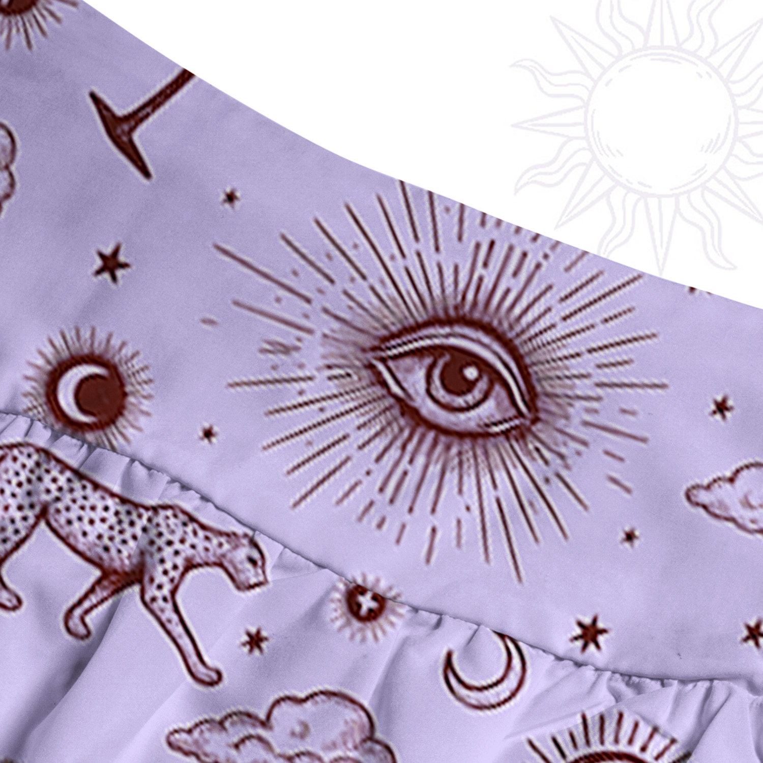 Purplehecate Eye of the Universe Convertible Maxi Skirt