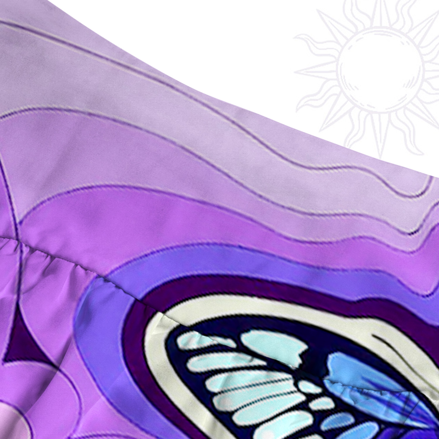 Purplehecate Psychedelic Butterfly Convertible Maxi Skirt