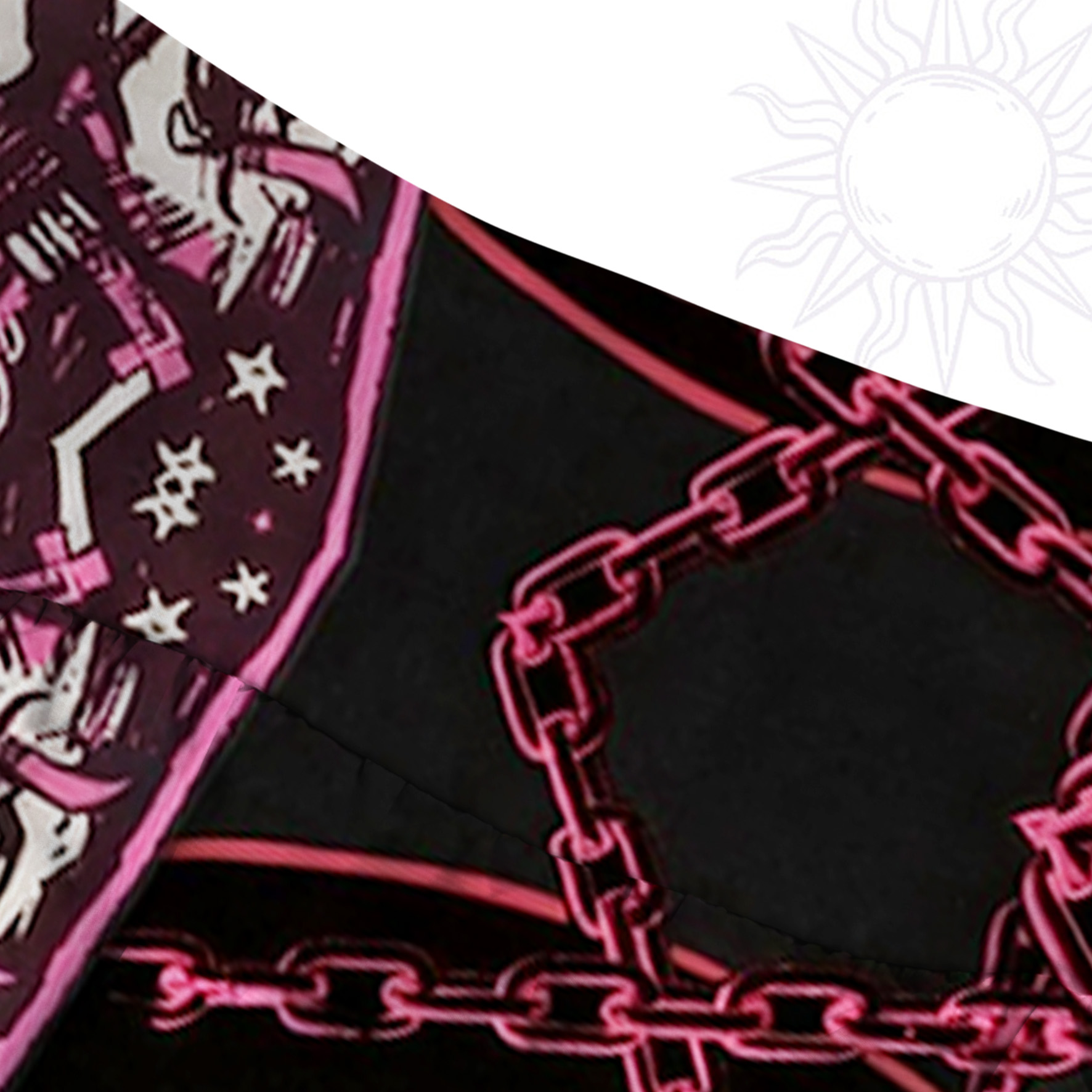 Purplehecate Pink Witch Spell Convertible Maxi Skirt
