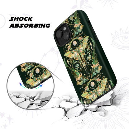 Purplehecate Moon Moth Rave Phone Case