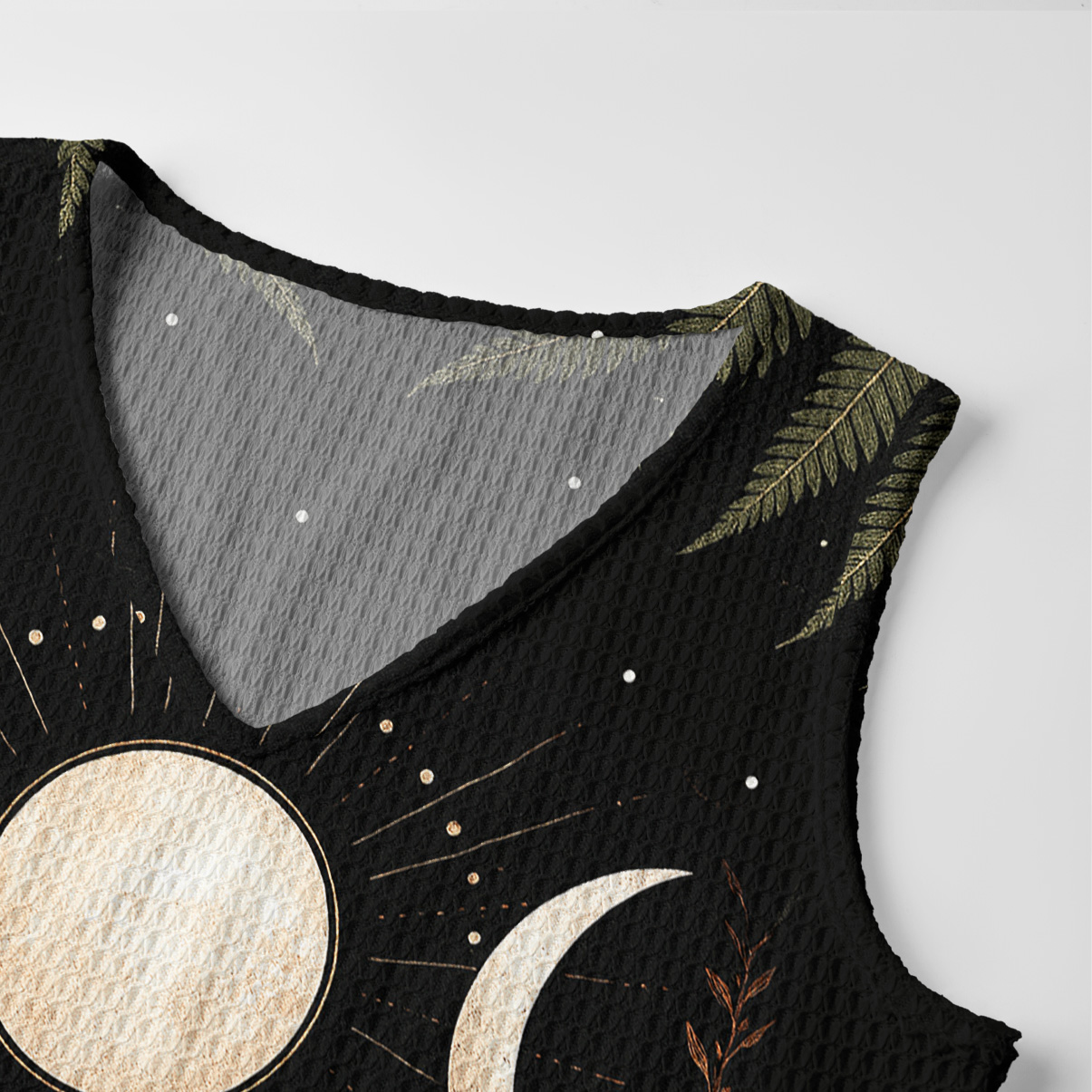 Purplehecate Moonlit Mushroom Gow Crochet Knit Maxi Dress