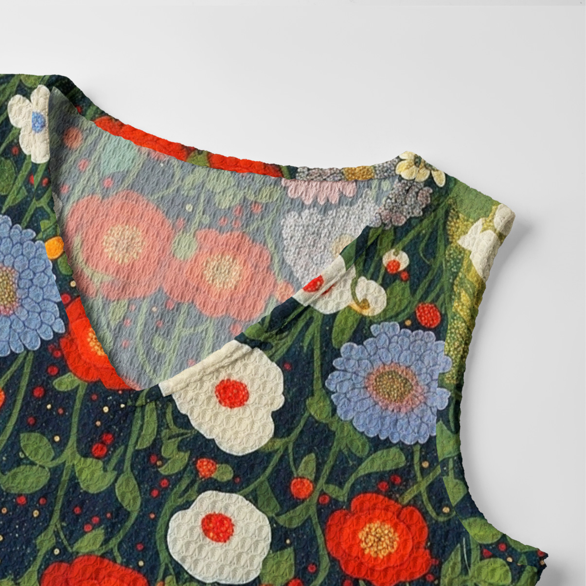 Purplehecate Vintage The Cat in Bloom Crochet Knit Maxi Dress
