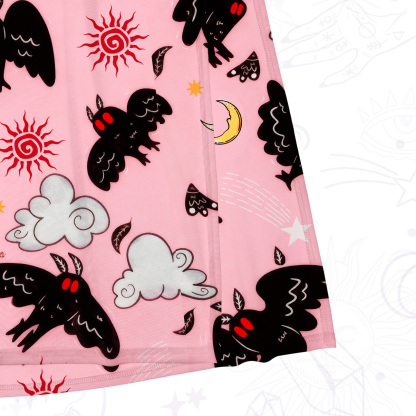 Purplehecate Cryptid Mothman Mesh Maxi Tank Beach Dress