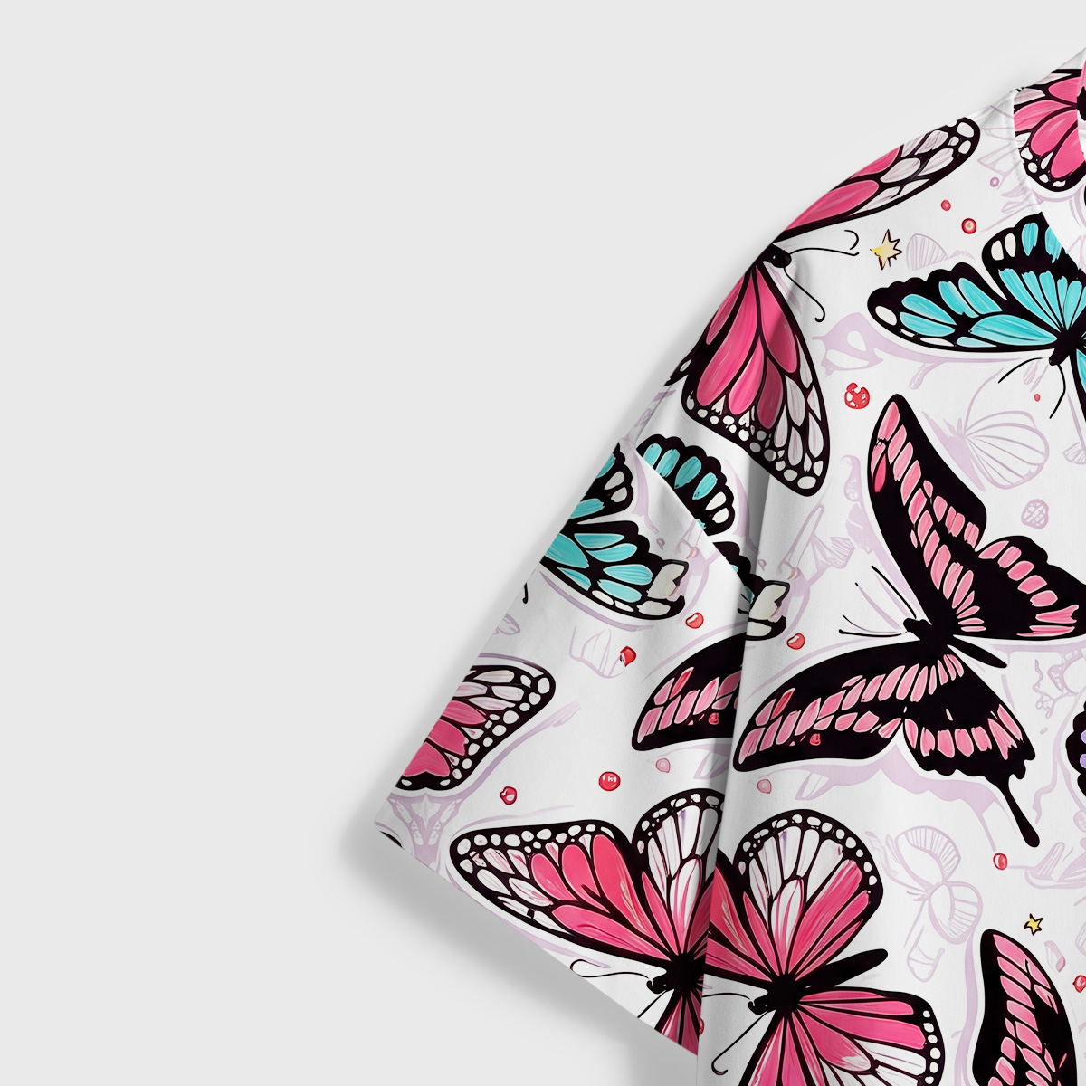 Purplehecate Butterfly Print All Over Print T-Shirt