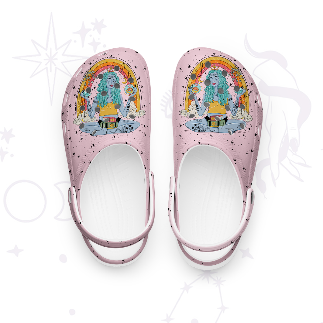 Purplehecate I'm The Queen Of All My Dreams Rubber Clogs