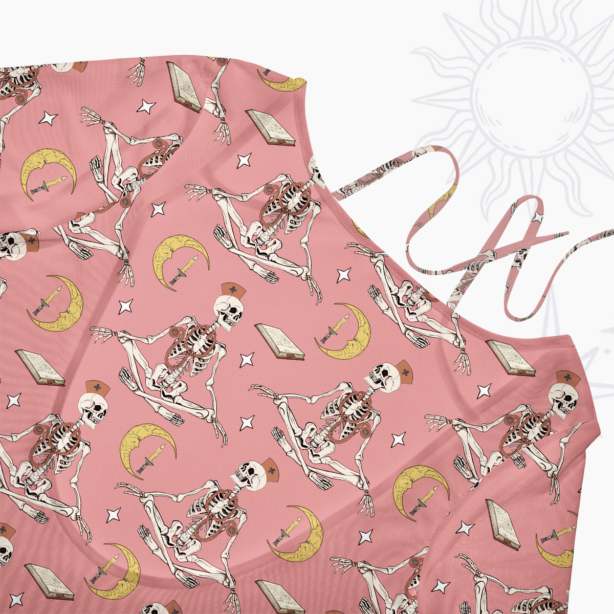 Purplehecate The Nurse Beachwear Cover-Up Dress