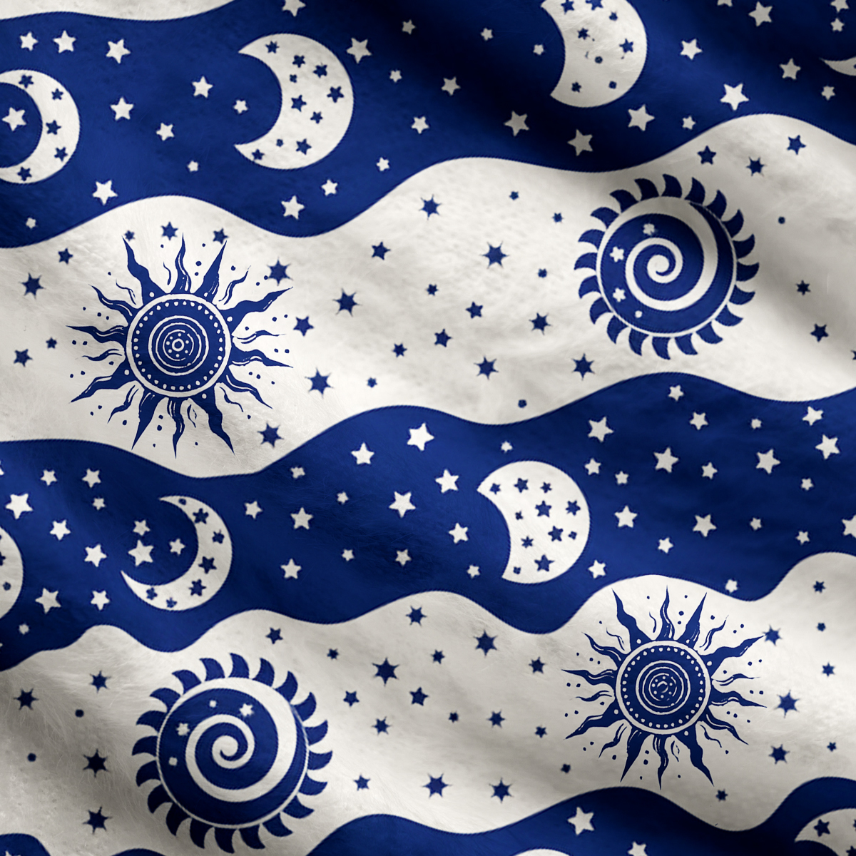 Purplehecate Starry Tides Ugly Cardigan Sweaters
