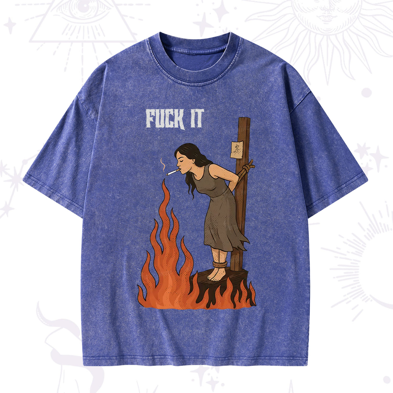 Purplehecate F*ck It Witch Washed T-Shirt