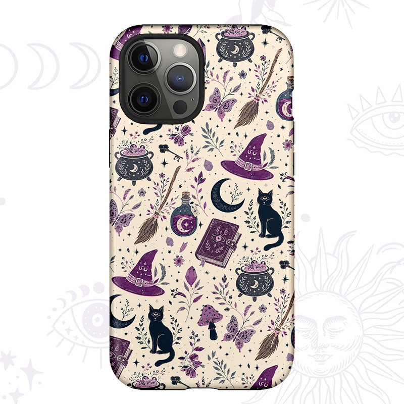 Purplehecate Witchcraft Spellbook Phone Case