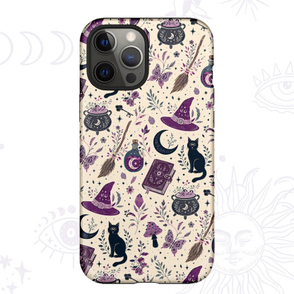 Purplehecate Witchcraft Spellbook Phone Case