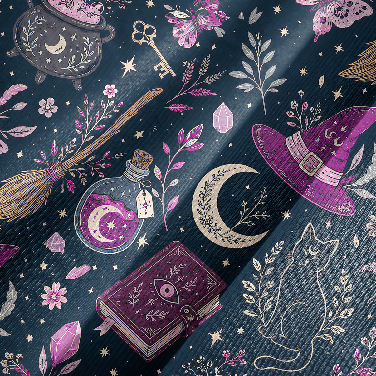 Purplehecate Witchcraft Spellbook Bell Sleeve Dress