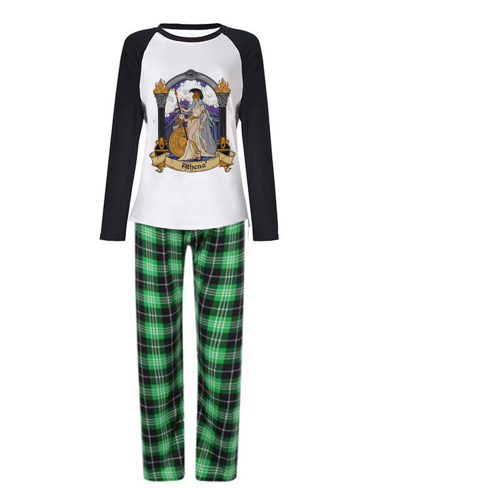 Purplehecate The Wise Goddess Athena Christmas Pajamas
