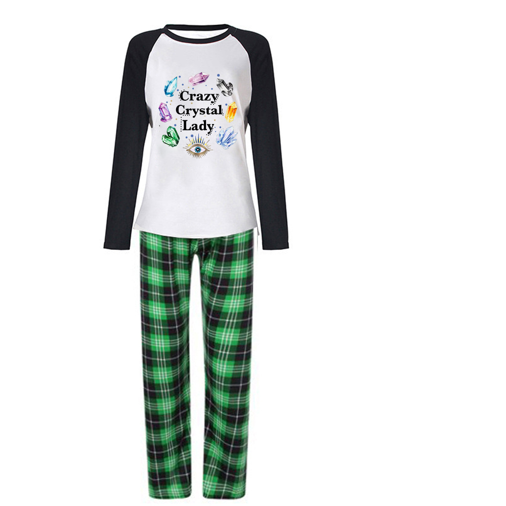 Purplehecate Crazy Crystal Lady Christmas Pajamas