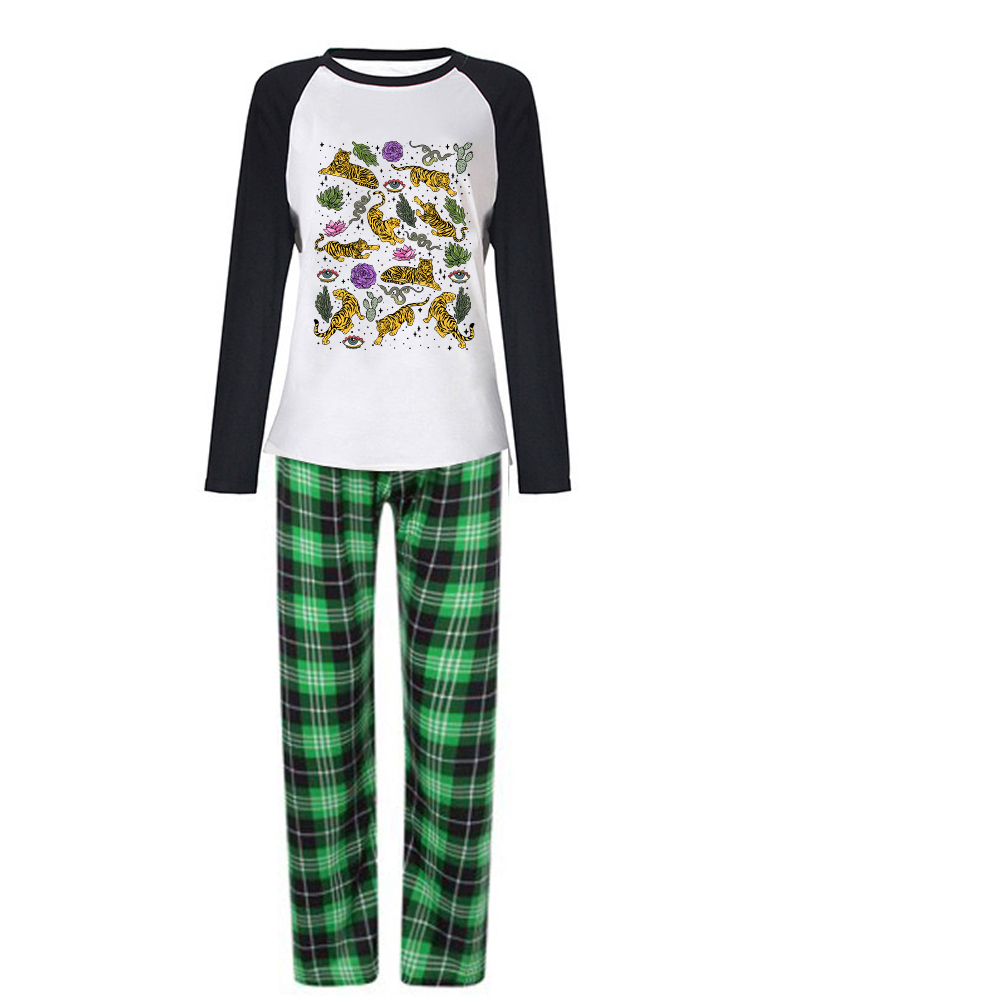 Purplehecate Desert Tiger Christmas Pajamas