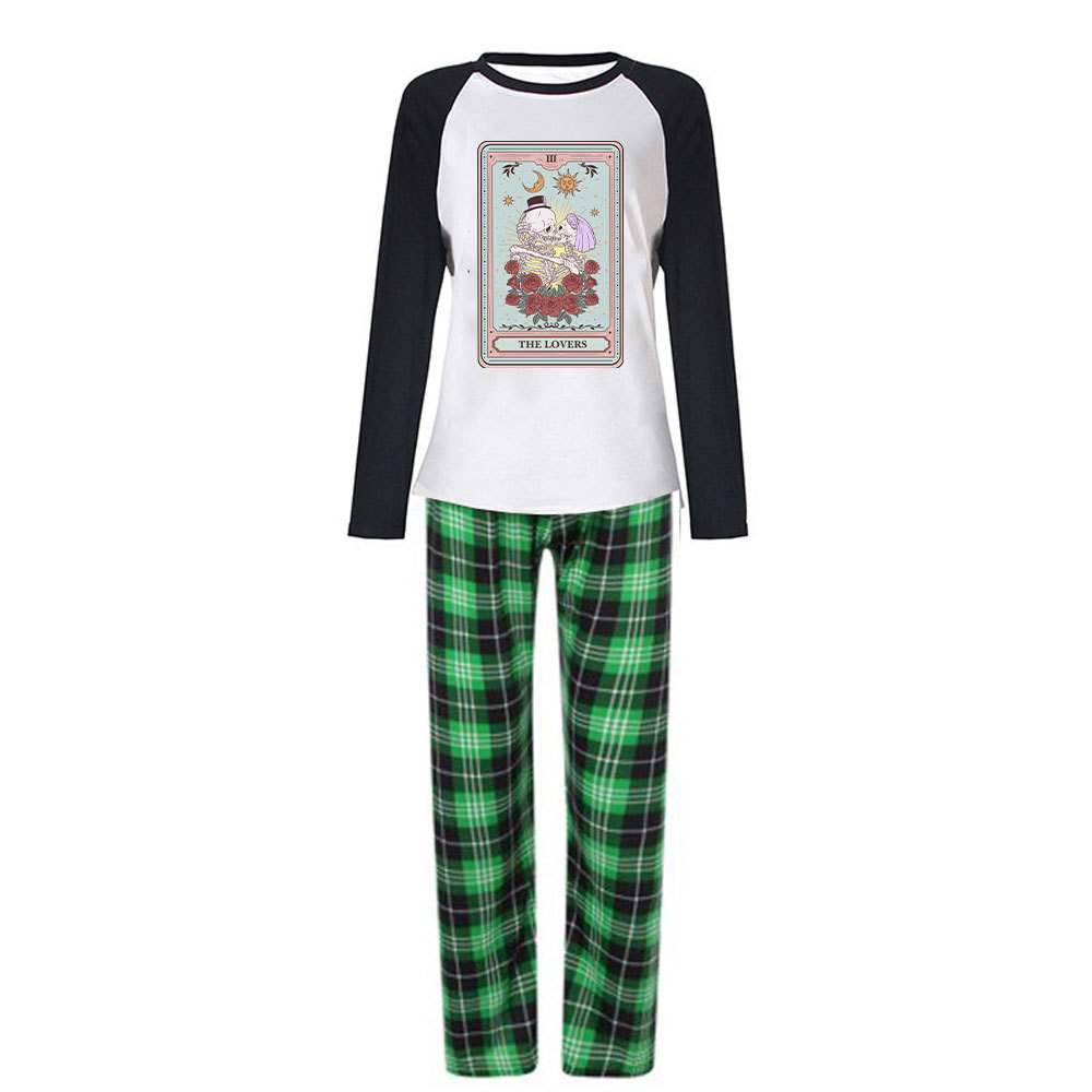 Purplehecate The Lovers Tarot Christmas Pajamas