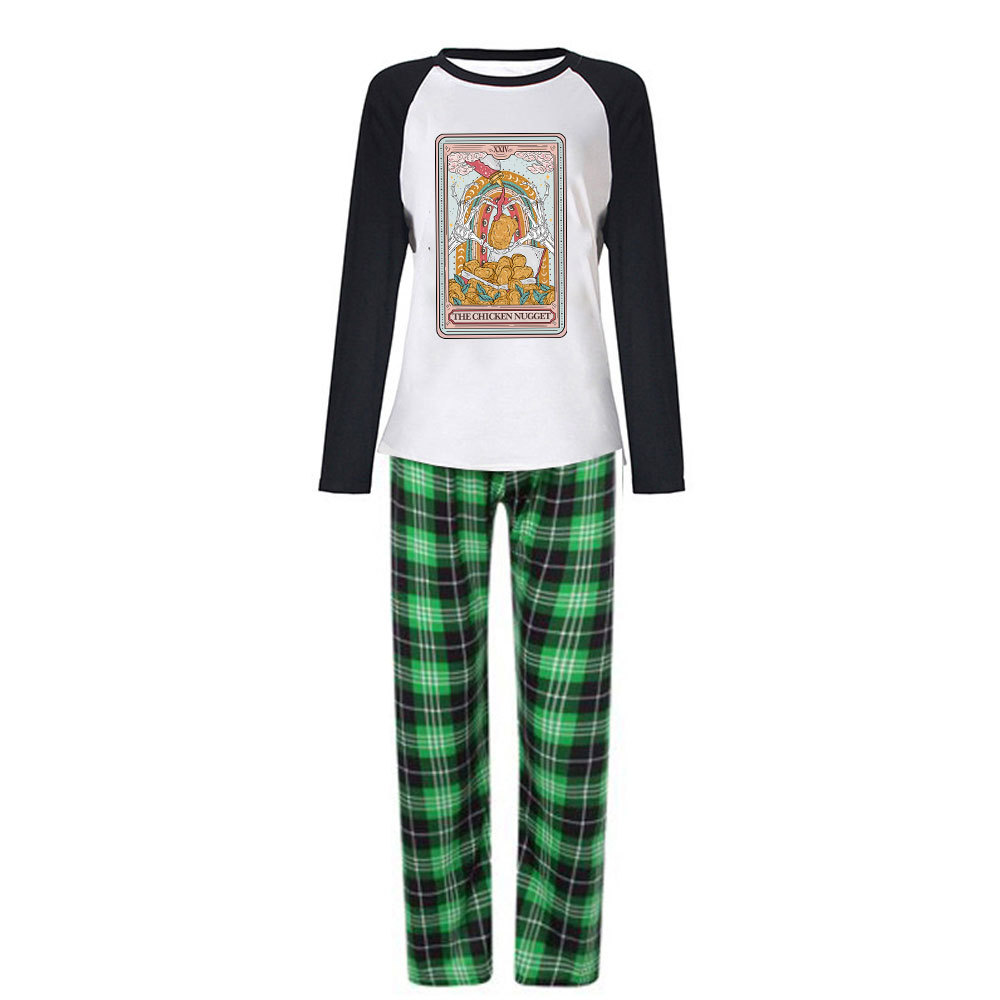 Purplehecate The Chicken Nugget Tarot Christmas Pajamas