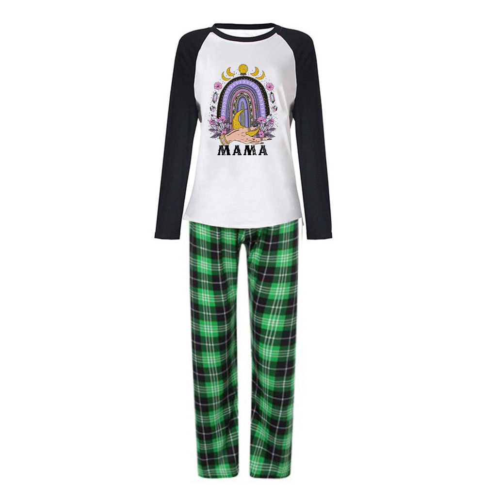 Purplehecate Gothic Mama Rainbow Christmas Pajamas