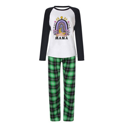 Purplehecate Gothic Mama Rainbow Christmas Pajamas