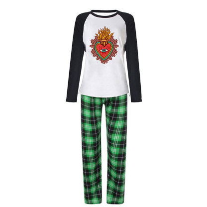 Purplehecate Sacred Heart Christmas Pajamas