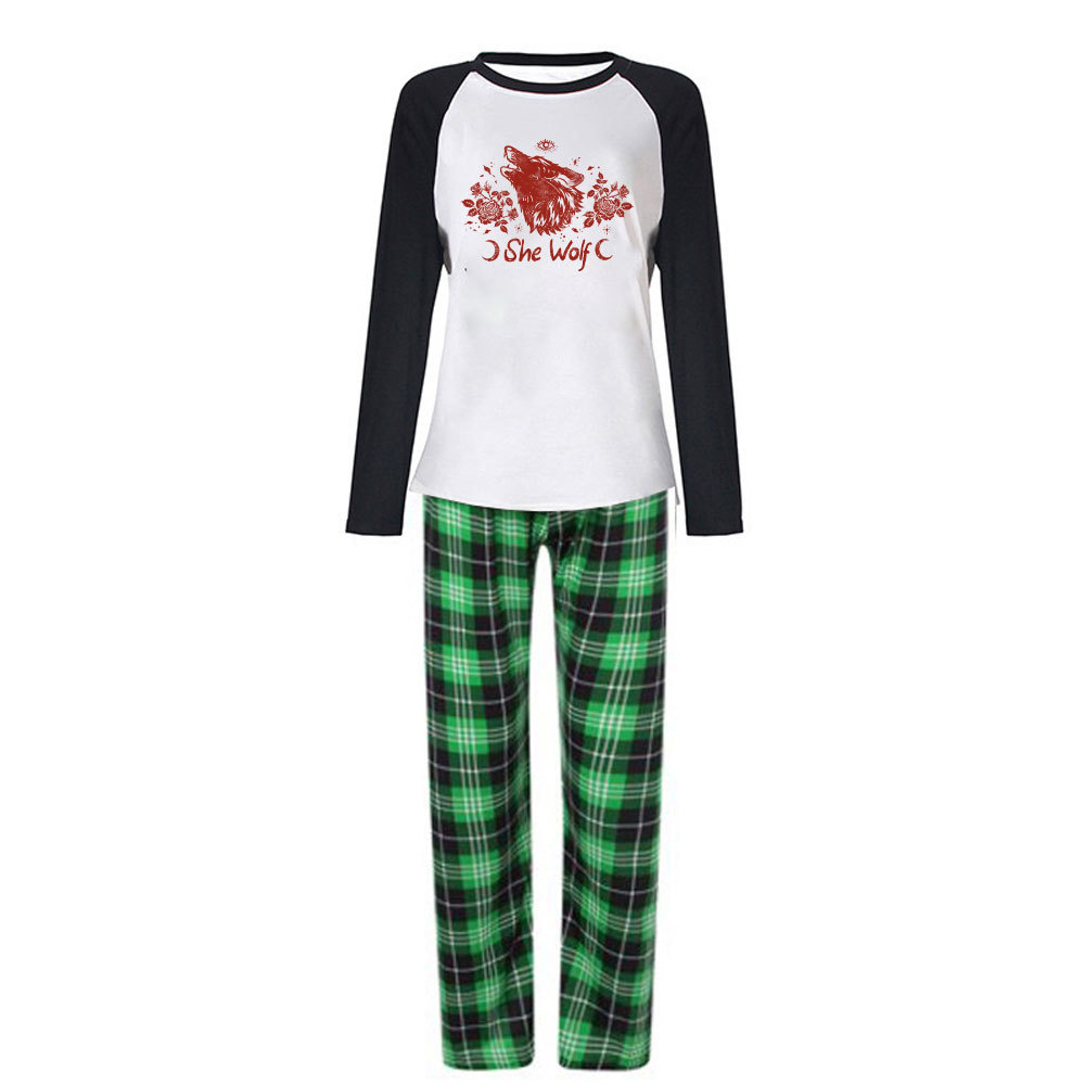 Purplehecate She Wolf Christmas Pajamas