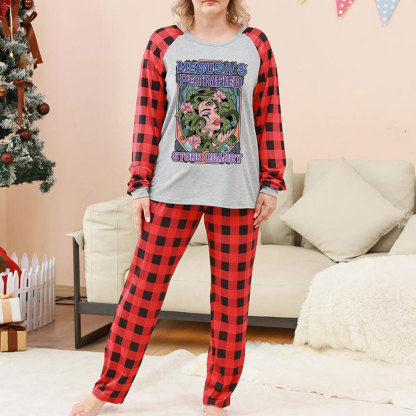 Purplehecate The Gorgon with Snake Hair Medusa Christmas Pajamas