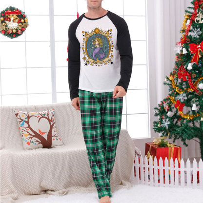 Purplehecate Celestial Capricorn Zodiac Christmas Pajamas