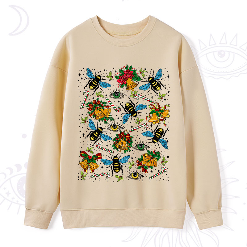 Purplehecate Christmas The Bee's Knees Sweatshirt