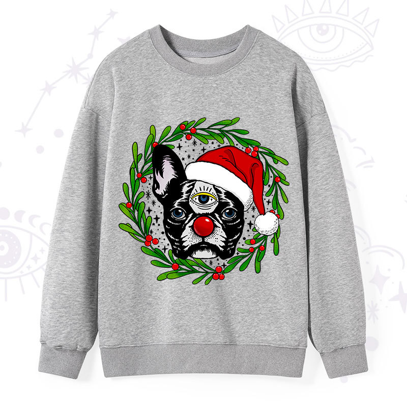Purplehecate Christmas Celestial Canine Sweatshirt
