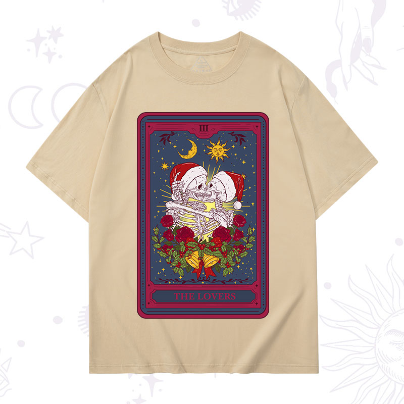Purplehecate Christmas The Lovers Tarot T-Shirt