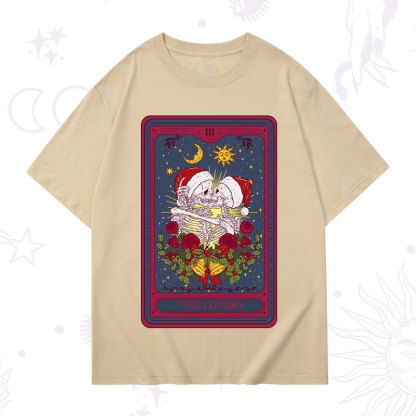 Purplehecate Christmas The Lovers Tarot T-Shirt