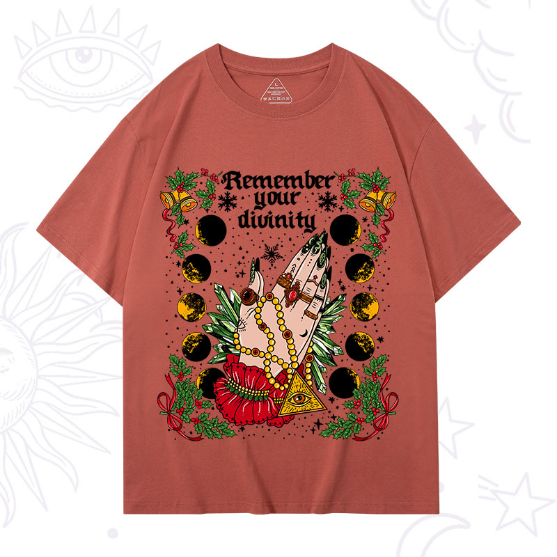Purplehecate Christmas Remember Your Divinity T-Shirt