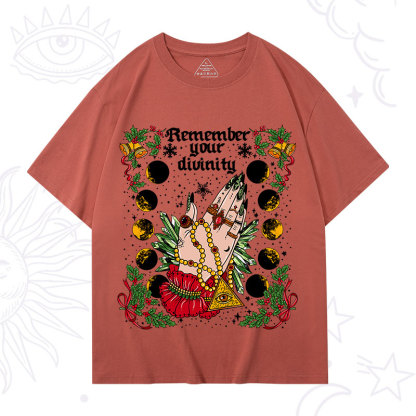 Purplehecate Christmas Remember Your Divinity T-Shirt