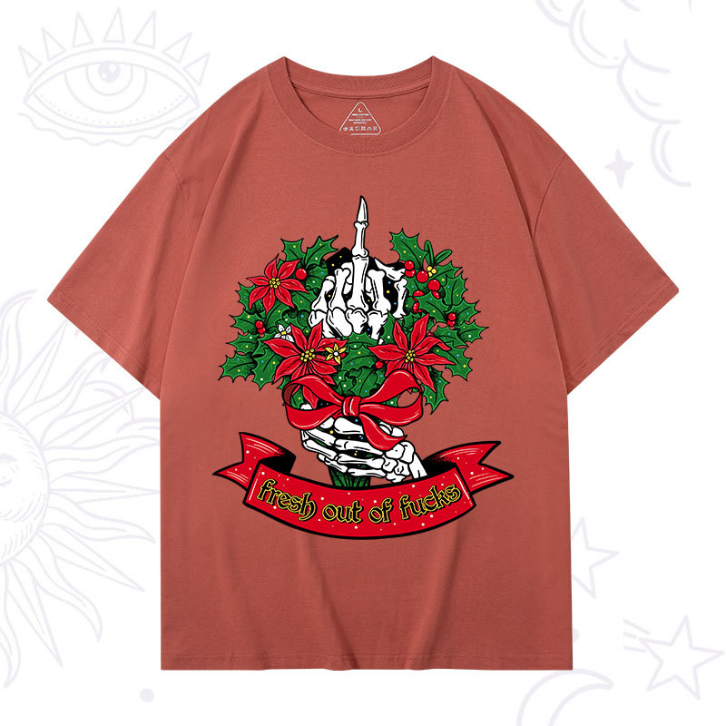 Purplehecate Christmas Fresh Out Of Fuck T-Shirt