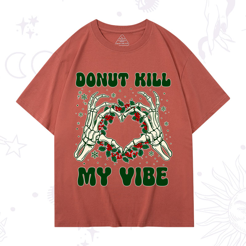 Purplehecate Christmas Donut Kill My Vibe T-Shirt