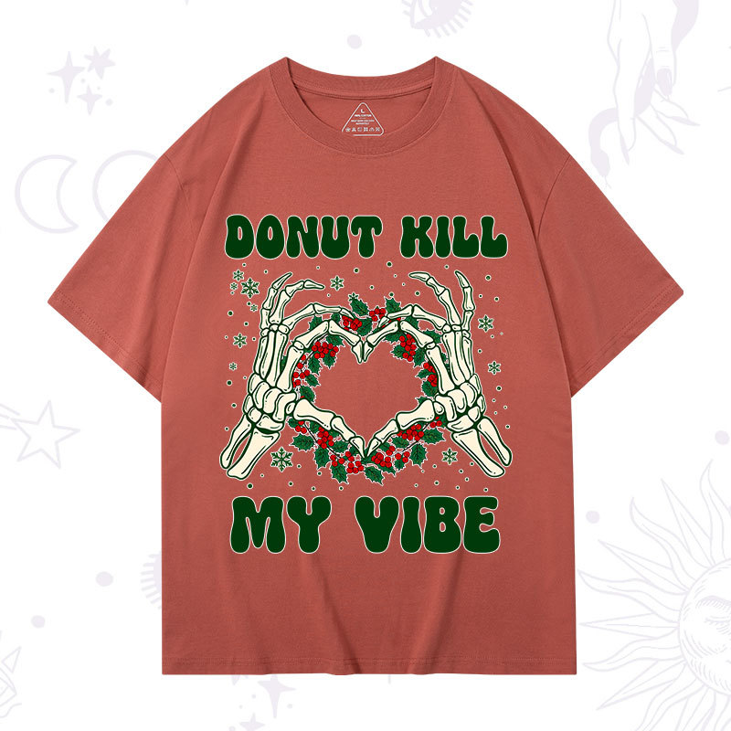 Purplehecate Christmas Donut Kill My Vibe T-Shirt