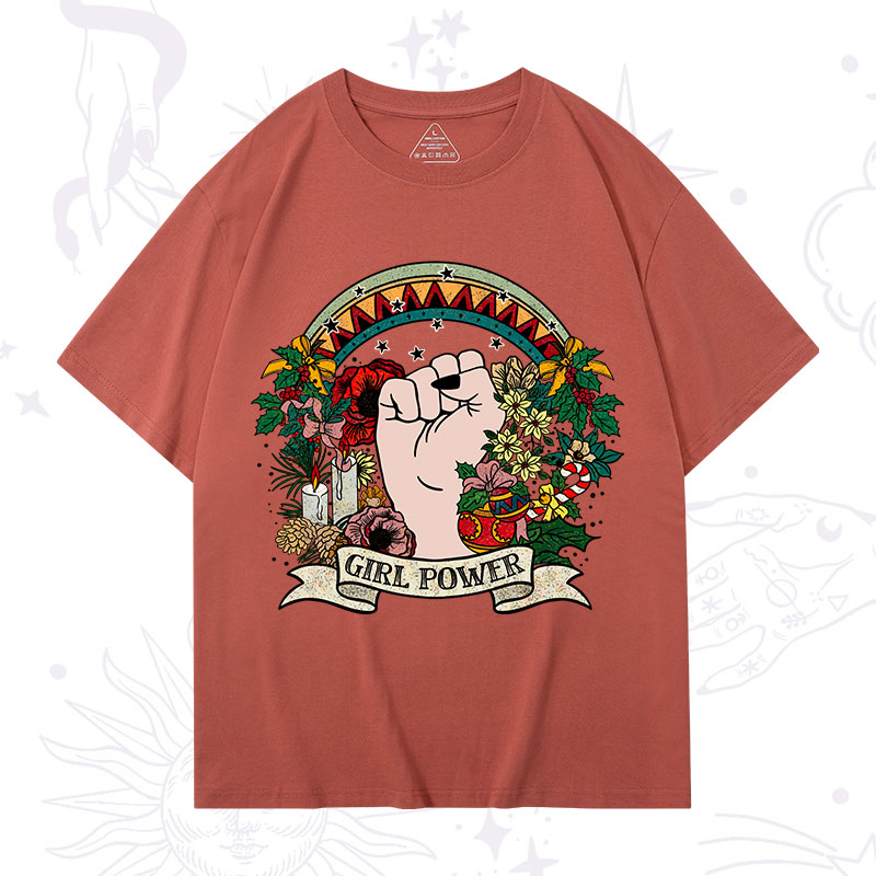 Purplehecate Christmas Girl Power T-Shirt