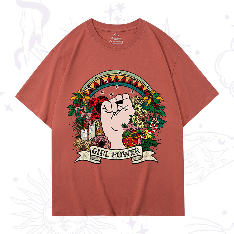 Purplehecate Christmas Girl Power T-Shirt