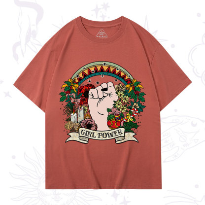 Purplehecate Christmas Girl Power T-Shirt