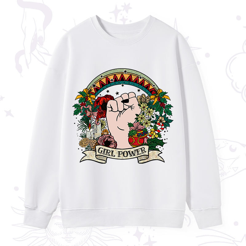 Purplehecate Christmas Girl Power Sweatshirt