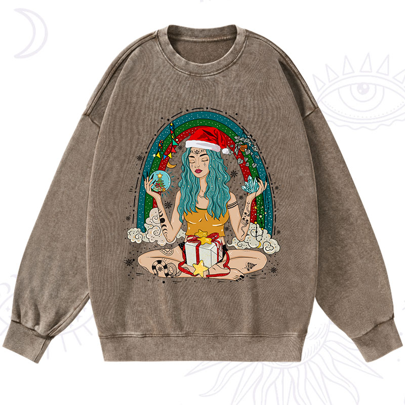 Purplehecate Christmas I'm The Queen Of All My Dreams Washed Sweatshirt