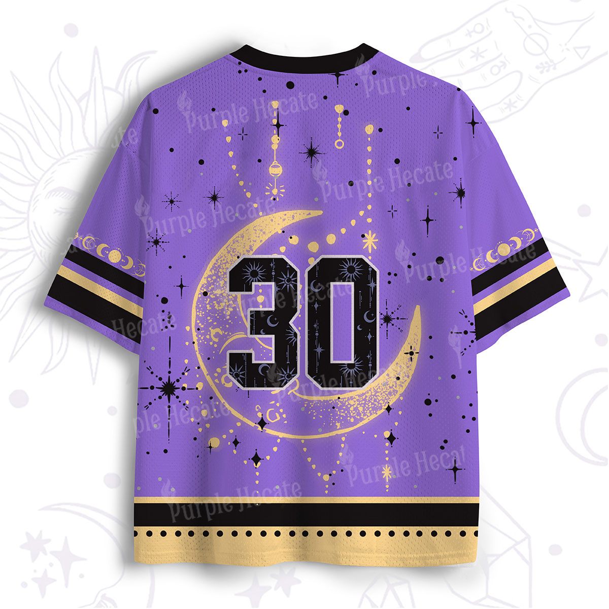 Purplehecate Starry Eye Mesh Jersey