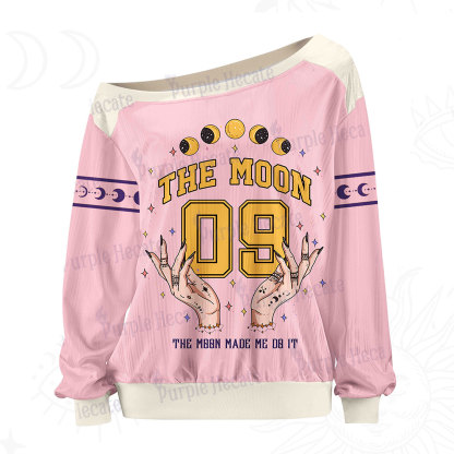 Purplehecate The Moon Made Me Do It Off The Shoulder Graphic Jersey