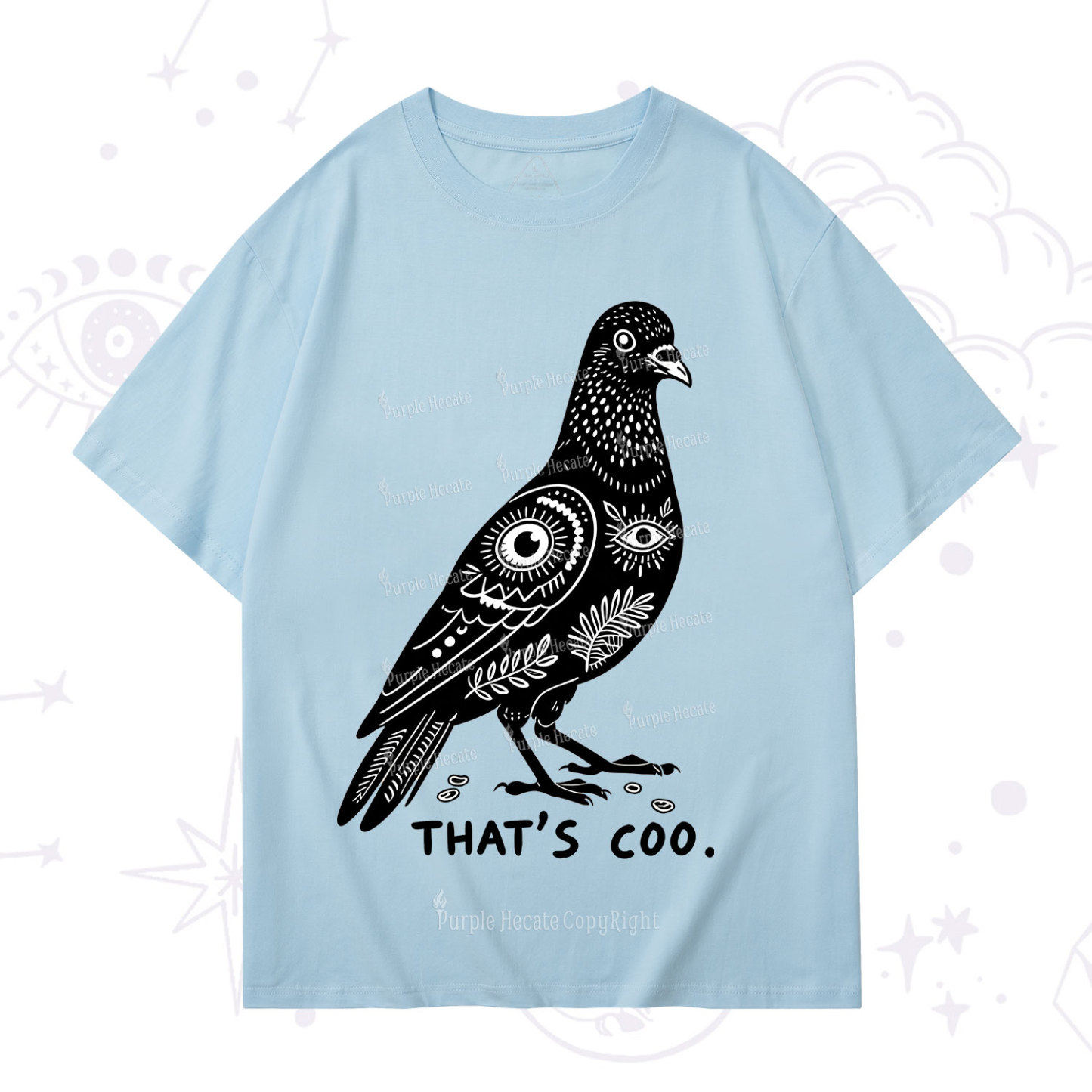 Purplehecate That's Coo Pigeon T-Shirt