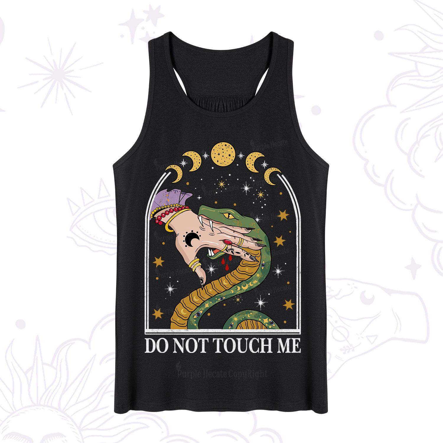 Purplehecate Do Not Touch Me Tank